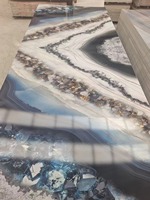 Panneau mural SPC feuille de marbre salle de bain salle de bain douche panneau étanche panneaux décoratifs intérieurs