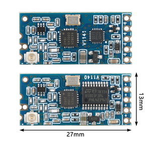 <span class=keywords><strong>HC</strong></span>-<span class=keywords><strong>12</strong></span> <span class=keywords><strong>433Mhz</strong></span> SI4438 Module de Port série de Transmission transparente sans fil 1000m UART 3.3V/5V niveau TTL avec antenne - Product Image 4