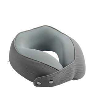 Hot Selling Foldable <b>U</b>-<b>shaped</b> Knitted Memory Foam Travel Neck <b>Pillow</b>-Portable Lightweight Removable & Washable Customizable Size - Product Image 1