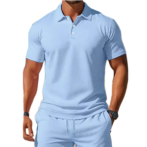 Camiseta Deportiva de Secado Rápido para Hombre con Logotipo Personalizado - 100% Poliéster Transpirable y Suave para Golf y Entrenamiento, Camiseta de Alto Rendimiento Lisa - Product Image 1