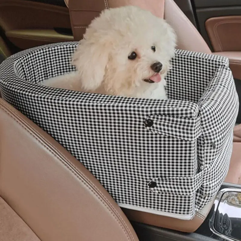 Small Dog Cat Booster Seat ON Car Armrest Perfect Car Seat Covers for Pet Seat Cover Car