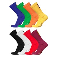 OEM Design Logo Calcetines de haute qualité Deportivos Personnalisé Hommes Athlétique Équipage Chaussettes de Football Chaussettes de Basketball