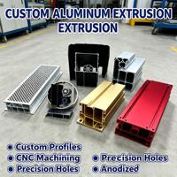 Profils d'extrusion en aluminium sur mesure, profilés en aluminium extrudé pour fenêtres, portes, murs rideaux, énergie solaire