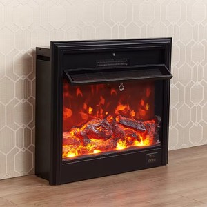 Chimenea Eléctrica Flotante 3D <span class=keywords><strong>de</strong></span> Madera para Interiores, Chimenea Empotrada China con Pantalla Grande, Chimenea <span class=keywords><strong>de</strong></span> <span class=keywords><strong>Pared</strong></span> con Leños y Control Remoto - Product Image 5