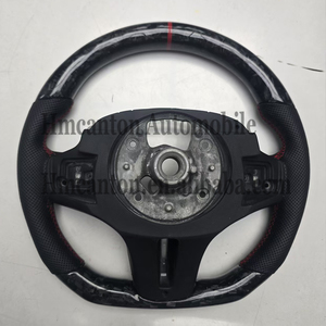 Volante Deportivo de Fibra de Carbono Forjado con Franja Roja Superior para BMW Serie G, M3 G20 G30 G80 M4 G82 M5 CS - Product Image 5