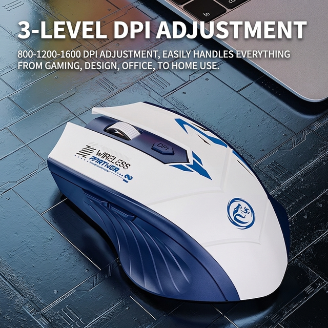 Wholesale Wireless Gaming Mouse Ultra Light Rechargeable 1600DPI Ergonomic Gaming Mouse for Esports
