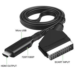 <span class=keywords><strong>Cable</strong></span> Scart <span class=keywords><strong>a</strong></span> <span class=keywords><strong>HDMI</strong></span>, 720P 1080P, Reproductor <span class=keywords><strong>de</strong></span> DVD, TV, Adaptador <span class=keywords><strong>Convertidor</strong></span> <span class=keywords><strong>de</strong></span> Scart Macho <span class=keywords><strong>a</strong></span> <span class=keywords><strong>HDMI</strong></span> Hembra, Kablo, Kabel - Product Image 2