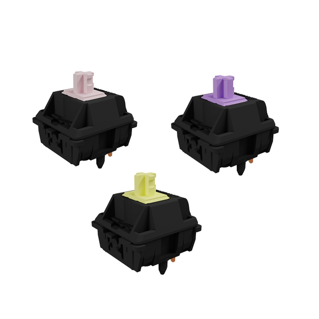 GATERON Oil King Linear Tactile Silent Heavy Tactile Switch 5 Pin Hot Swap DIY Customized Gaming Mechanical Keyboard Switch