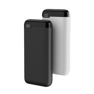 Ultra Slim Power Bank Battery Pack Portable Power Bank With Digital Display Cheap Dual USB 10000mAh Power Bank for Promotion