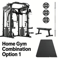 Ensemble de gym complet : Rack à squats, banc de musculation, disques de poids, tapis de sol – Usage domestique et commercial – Équipement de fitness de haute qualité à prix abordable