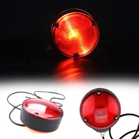 Feux arrière de remorque à double face ambre super lumineux pour véhicule, voiture, camion, remorque, cadre en plastique, ampoule 12v 24v