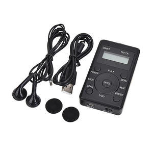 Multi Function Factory OEM Portable DAB Plus Digital Radio FM Transmitter with LCD Display Rechargeable Pocket Radio Outdoor Car - Product Image 2