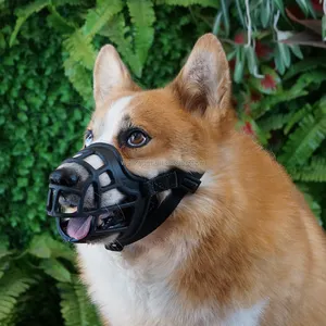 Hot Pet Gift Werewolf Dog Muzzle Scary Doberman Muzzle Large Dog Strap Muzzle