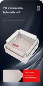 Custodia personalizzata piccola elettronica in plastica ABS IP54 scatola di progetto esterna impermeabile scatola di giunzione scatola 55x35x20mm - Product Image 4