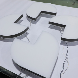 <span class=keywords><strong>Mini</strong></span> LED chiếu sáng neon ánh sáng màu xanh Black & White dấu hiệu với thép không gỉ & nhựa PVC chữ cho quảng cáo trang trí - Product Image 3