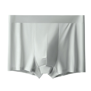 LR04 fábrica china pequeño MOQ hielo seda hielo sensación simple ropa interior de hombre cómodo transpirable verano calzoncillos Calzoncillos calzoncillos - Product Image 5