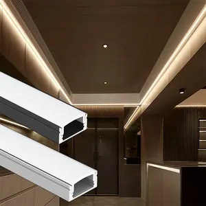 Customizable cabinet ceiling led lighting aluminium alloy profil extrusion housing Channel led strip light profile