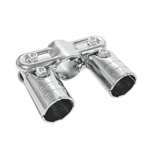 Chất Lượng Cao HJ-12D Kim Loại Vòng Ống Chrome Mạ Kết Nối Hệ Thống Truyền Tải Khung Lean Ống Phổ Doanh - Product Image 6