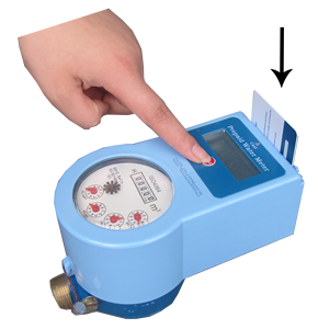 デジタルプリペイド水道メーター/真鍮とプラスチック/OEMカスタマイズ/STS認証対応 - Product Image 1