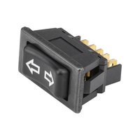 Interrupteur de lève-vitre 12V/24V 20A 5 broches avec faisceau de câblage, interrupteur de lève-vitre électrique pour voiture avec LED verte et flèche pour vitre de voiture