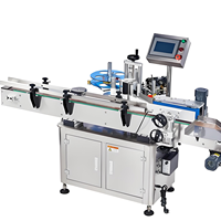 Machine d'étiquetage entièrement automatique à alimentation par rouleaux pour les bouteilles de jus de fruits, d'eau minérale et de gin