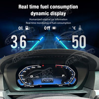 Panel de instrumentos digital Baoshang 10.25 para BMW Serie 5 E60 2006-2010 CCC/CIC, velocímetro digital para automóvil con pantalla LCD.