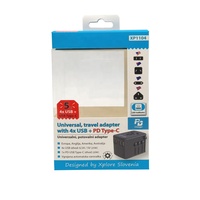 Caja de Embalaje para Cargador de Coche y Hogar, Adaptador de Viaje con Doble USB, Cajas de Papel con Forro de Esponja, Laminación Mate, Reciclable, Juguetes para Niños y Mascotas