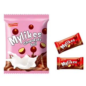 Super Viviga Sweet Compound Chocolate Mylikes Milk Chocolate Ball With Crispy Center Mylikes Chocolate