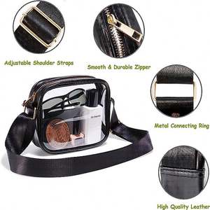 Bolsa de Hombro para Mujer con Logotipo Personalizado al por Mayor, Bolsa de Almacenamiento Impermeable para Viajes al Aire Libre, Bolsa Cruzada Portátil de PVC para la Playa - Product Image 5