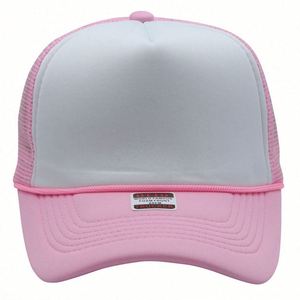 Casquette de baseball en mousse et maille de haute qualité pour l'été, protection solaire, style trucker, avec cordon - Product Image 1