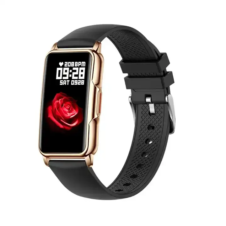 2024 perangkat dapat dipakai pelacak aktivitas kebugaran jam tangan gelang pintar Ce Rohs gelang pintar olahraga H80 untuk pasangan