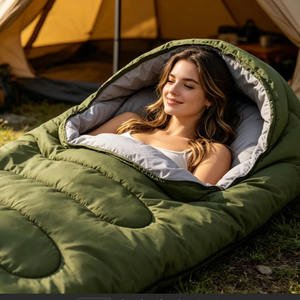 <span class=keywords><strong>Sac</strong></span> <span class=keywords><strong>de</strong></span> <span class=keywords><strong>couchage</strong></span> <span class=keywords><strong>de</strong></span> camping <span class=keywords><strong>ultra</strong></span> léger, imperméable, à température constante et à maintien <span class=keywords><strong>de</strong></span> la chaleur pour la randonnée et les voyages en plein air - Product Image 1