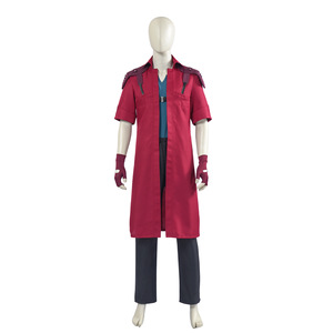 <span class=keywords><strong>Perruque</strong></span> de cosplay DMC 5 Dante, costumes uniformes, déguisement pour hommes adultes, longue veste coupe-vent, gants, tenues de jeu de rôle, costume d'Halloween, costume de carnaval - Product Image 1