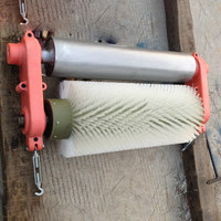 Brosse de nettoyage de courroie non motorisée, résistante à l'usure, en fil de nylon spiralé, modèle SS9812 pour mines de charbon et cimenteries