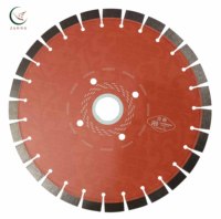 Lame diamantée multifonctionnelle de 16 pouces pour béton préfabriqué, à dents segmentées, soudée haute fréquence, vente directe usine