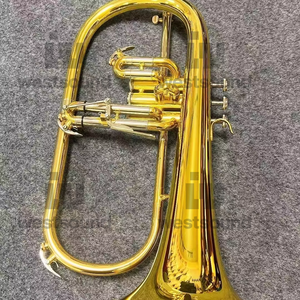 Vente en gros/OEM/<span class=keywords><strong>prix</strong></span> d'usine Renfurugue en si bémol plaqué or, performance professionnelle de la <span class=keywords><strong>trompette</strong></span> Fulugue pour débutants - Product Image 3
