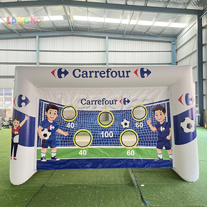 Portería <span class=keywords><strong>de</strong></span> Fútbol Inflable Económica para Penales, Juego <span class=keywords><strong>de</strong></span> Tiros al Arco - Product Image 1