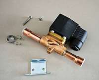 Válvula Solenoide de Refrigeración STF FDF8MG-1/2 AC220V de Metal y Plástico 4.5MPa para Sistema de Refrigeración de Cámaras Frigoríficas R22/R134a/R410A