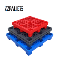 Palette en plastique à grille robuste et légère 1200x1000mm (neuf pieds) pour stockage, prix bas Euro, palette en plastique d'usine