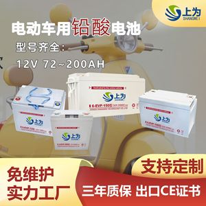 แบตเตอรี่ Shangwei 12V แบบ Deep Cycle Sealed AGM รุ่น 6-EVF-75/80/150 สำหรับยานยนต์ไฟฟ้า - Product Image 2