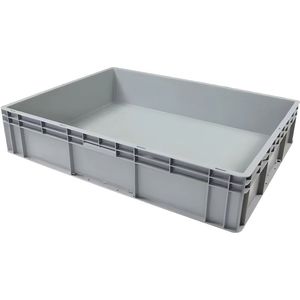 プラスチック製収納ボックスEU8616耐久性のあるソリッドクレートPP素材リサイクル積み重ね可能 - Product Image 5