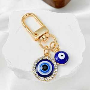 2026 Turkish Blue Eye Pendant Keychain Demon Eye <b>Keyring</b> Friend Lovers Enamel New Design Fatima Animal Bag <b>Car</b> Box Accessory - Product Image 3