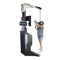 YHYVR 32 pouces écran réalité virtuelle pistolet bataille jeux debout marcheur VR tir 9D VR Machine de jeu d'arcade