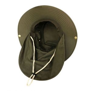 Chapeau de safari unisexe à large bord pour les voyages en plein air, la pêche, la randonnée et le ski - Chapeau bob 100 % coton pour toutes les saisons avec protection solaire - Product Image 6