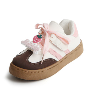 Sneakers da Corte di Alta Qualità per Ragazze Stile 2025, Scarpe Bianche Cartoon Forrest Gump con Zip, Casual da Allenamento per Bambini e Ragazzi - Product Image 1