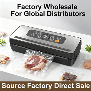 Sellador de Vacío Eléctrico Portátil <span class=keywords><strong>Bifinett</strong></span> -80kPa, Sellador Automático de Alimentos con Bolsa en Rollo - Product Image 1