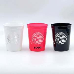 Vasos Reutilizables de 16 oz para Fiestas Disco, Divertidos y Elegantes, Vasos de Plástico Promocionales con Serigrafía para Eventos - Product Image 1