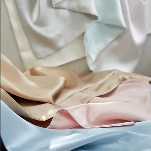 100% النقي التوت الحرير السرير أكياسها مع سحاب مخفي للشعر والبشرة