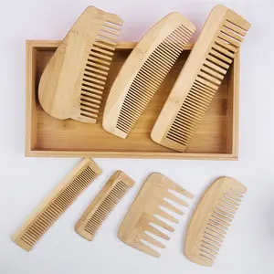 High Quality Customized Wholesale Eco Biodegradable Natural Environmental Protection Wooden Bamboo Comb