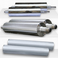 Rouleau en acier poli de haute précision comme pièce de rechange pour les machines d'impression et de laminage industrielles